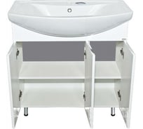 Тумба с раковиной Misty лаванда 105, белая УТ000000071