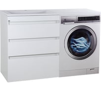 Тумба под стиральную машину Misty Фостер 70 3 ящика, левая УТ000008404