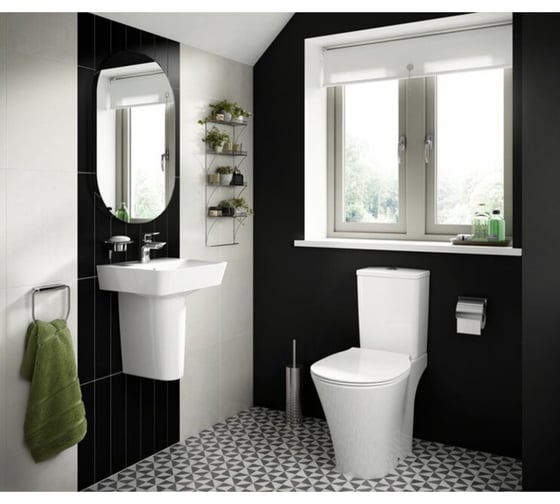 Унитаз Ideal Standard без бачка CONNECT AIR AquaBlade горизонт/выпуск без сиденья E009701