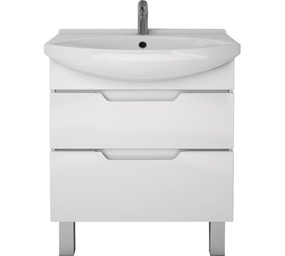 Тумба Dreja eco Laguna Plus 75, белая 99.0106