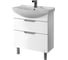 Тумба Dreja eco Laguna Plus 75, белая 99.0106 1