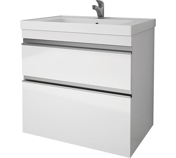 Тумба Dreja eco Grace Pus 60, белый лак, 2 ящика 99.0904