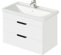 Тумба с раковиной подвесная IKA alta 80 815x455x540 Белый Скандинавский 4657810332850