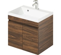 Тумба с раковниной подвесная IKA alta 60 600x447x545 распашная Дуб бурбон 4657810332942