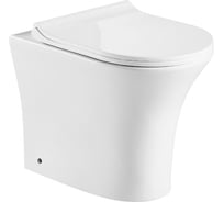 Приставной унитаз Cerutti SPA Bernina F безободковый, сиденье с микролифтом 7842