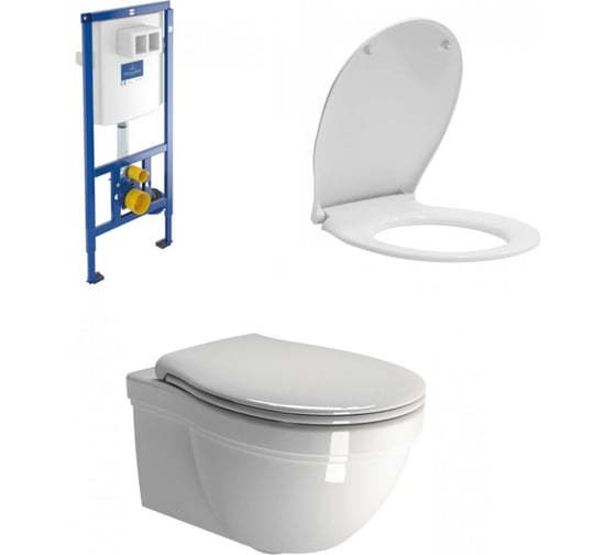 Инсталляция GSI SET ViConnect CLASSIC подвесной унитаз, Крышка-сиденье soft-close 00000072713
