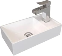 Накладная раковина для ванной VERSALIA Bazis Mini 41х22.5 см, прямоугольная 4670142930563