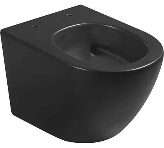 Унитаз подвесной Cerutti SPA Sella aria tornado mb ct безободковый с сиденьем микролифт черный матовый 9530