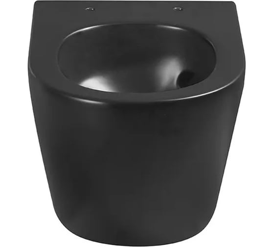 Унитаз подвесной Cerutti SPA Sella aria tornado mb ct безободковый с сиденьем микролифт черный матовый 9530