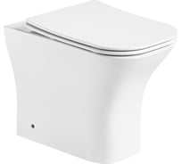 Унитаз приставной Cerutti SPA Vettore f ct безободковый сиденье с микролифтом 7841