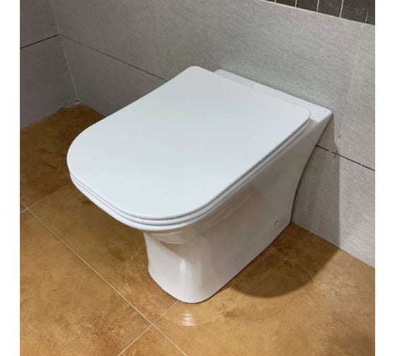 Унитаз приставной Cerutti SPA Vettore f ct безободковый сиденье с микролифтом 7841