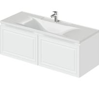 Тумба с раковиной ИТАНА Verona 2.0 120 1196x455x450 эмаль белый матовый 4657810333536