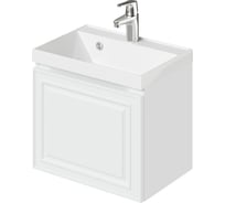 Тумба с раковиной ИТАНА Verona 2.0 50 494x344x448 распашная Эмаль Белый матовый 4657810333550
