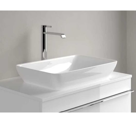 Раковина Villeroy & Boch Venticello 550x360 мм, CeramicPlus, альпийский белый 411355R1