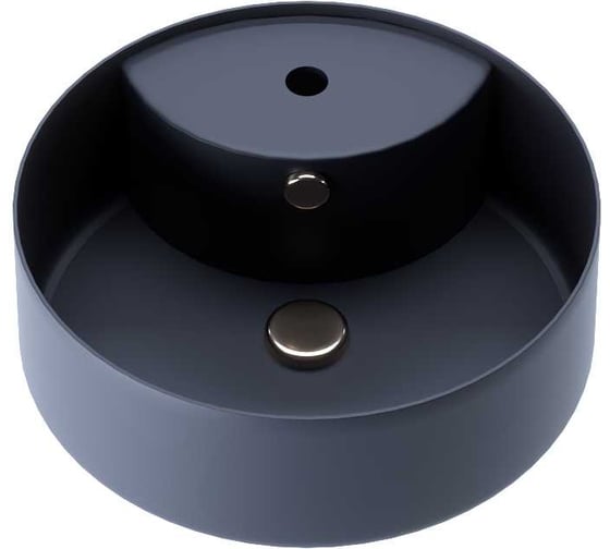 Накладная раковина MORVARID Diana Top Counter фарфор, черный матовый, 40 см 1364440mb