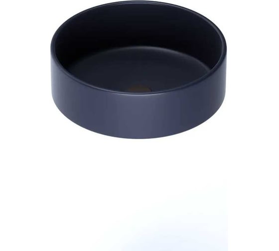 Накладная раковина MORVARID Delta Top Counter фарфор, черный матовый, 36 см 1365436mb