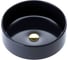 Накладная раковина MORVARID Delta Top Counter фарфор, черный глянец, 36 см 1365436gb 1