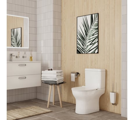 Безободковый унитаз-компакт IDDIS Drum DRU2DSEi24