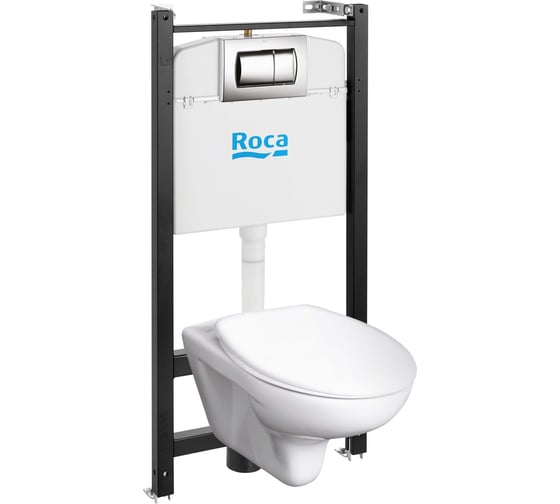 Подвесной унитаз+инсталляция+кнопка+сиденье ПЭК Mateo Roca 00000046309 7893100010 1