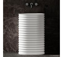 Отдельно стоящая раковина ABBER Stein белая матовая AS2550-H