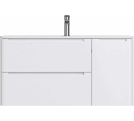 Тумба с умывальником IDDIS Edifice подвесная, 100 см, белая EDI10W1i95K