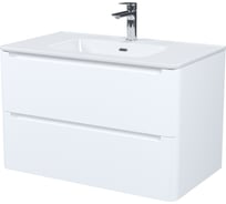 Тумба с умывальником, подвесная IDDIS 80 см, белая, Эдифис (Edifice) EDI80W0i95K