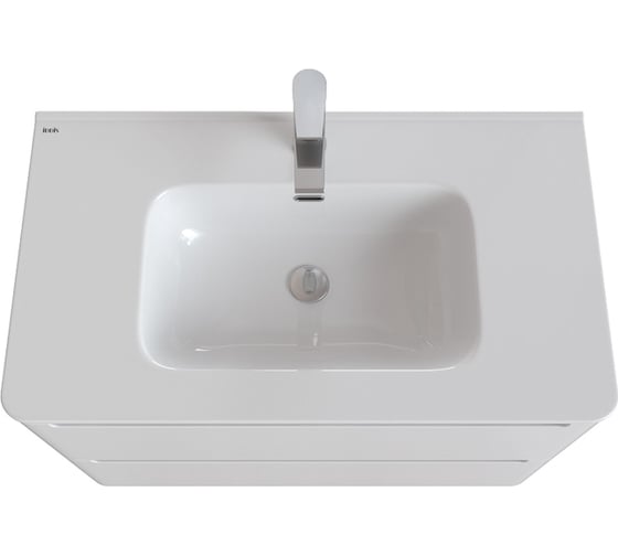 Тумба с умывальником IDDIS Edifice подвесная, 80 см, белая EDI80W0i95K