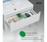 Тумба с умывальником, подвесная IDDIS 80 см, белая, Эдифис (Edifice) EDI80W0i95K 4