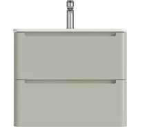 Тумба с умывальником IDDIS Edifice подвесная, 60 см, фисташково-серая EDI60G0i95K