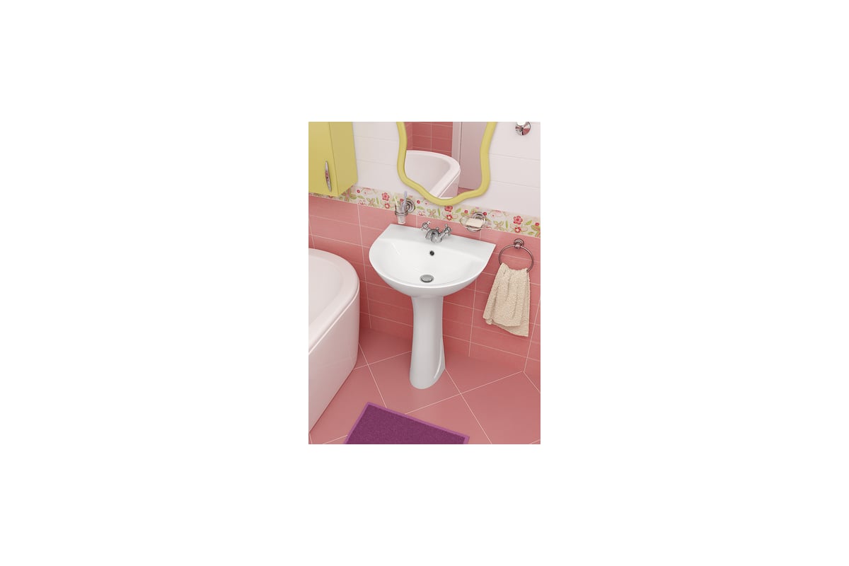 Умывальник Santeri Виктория 56, белый 1.3111.6.S00.11B.0 023-1626 ...