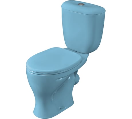 Унитаз-компакт Santeri Воротынский голубой, нижний подвод 1.P401.7.S06.00B.F 023-1630