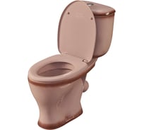 Унитаз-компакт Santeri Воротынский декор бежевый, нижний подвод 1.P401.7.S07.00B.F 023-1814