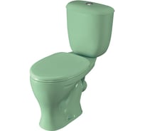 Унитаз-компакт Santeri Воротынский, салатовый, нижний подвод, косой 1.P401.7.S04.00B.F 023-1631