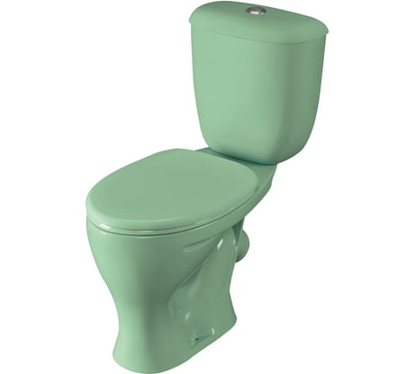 Унитаз-компакт Santeri Воротынский, салатовый, нижний подвод, косой 1.P401.7.S04.00B.F 023-1631