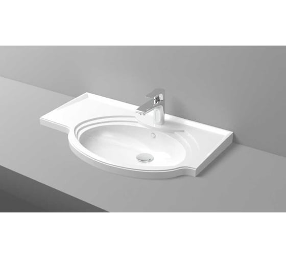 Раковина-столешница Aquanet Комфорт 75 правая 00170389