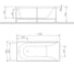 Акриловая ванна AM.PM spirit 150x70, без слива перелива W72A-150-070W-A2 11