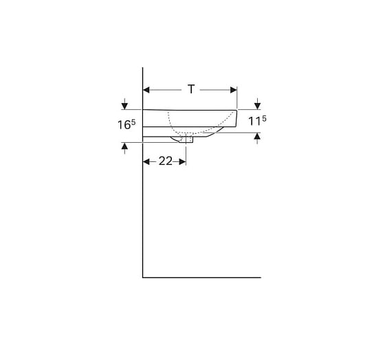 Раковина Geberit Smyle Square 90х48см 500.251.01.1 00000071227