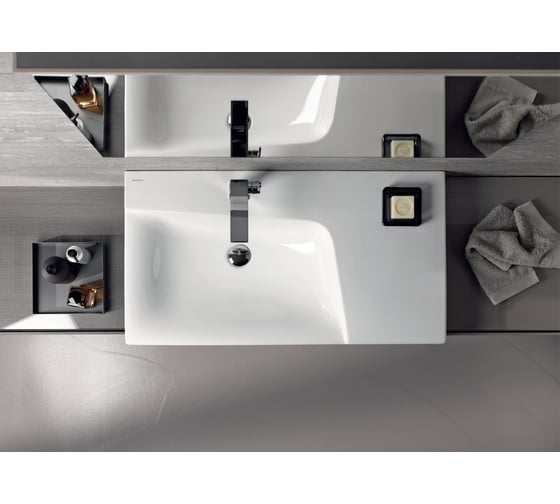 Раковина Geberit Keramag Xeno2 с полочкой справа, 90х48см 500.534.01.1 00000069266