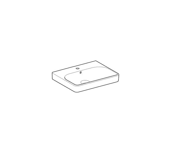Раковина Geberit Smyle Square 500.229.01.1 00000071326
