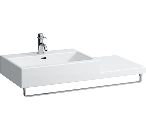 Раковина Laufen Living City 100х46 см столешница справа 8.1843.2.000.104.1 00000039064