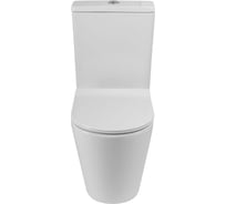 Унитаз-компакт безободковый BelBagno со смывом TORNADO FLAY-TOR с быстросъёмным сидением с функцией Soft Close BB2149CP-TOR/BB2149T/BB870SC