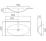 Раковина AQUATON Тина 80 белая 1A710931TI010 00000062400 2