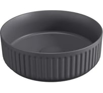 Раковина накладная керамическая без перелива ALLEN BRAU Line 4.11032.AN FANTASY Ø360 мм, антрацит 00321299