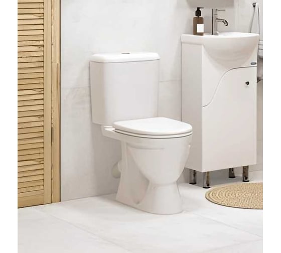 Унитаз-компакт SANITA СТАНДАРТ КОМФОРТ белый S1, WC.CC/Standart/2-DM/WHT.G/S1 00000055366