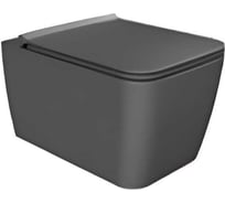 Унитаз подвесной ALLEN BRAU LIBERTY 2 rimless, без сиденья, 518x370 мм, антрацит 4.33007.AN 00312474