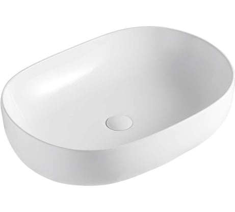 Накладная раковина ORANGE санфарфор, белый глянец B08-600W