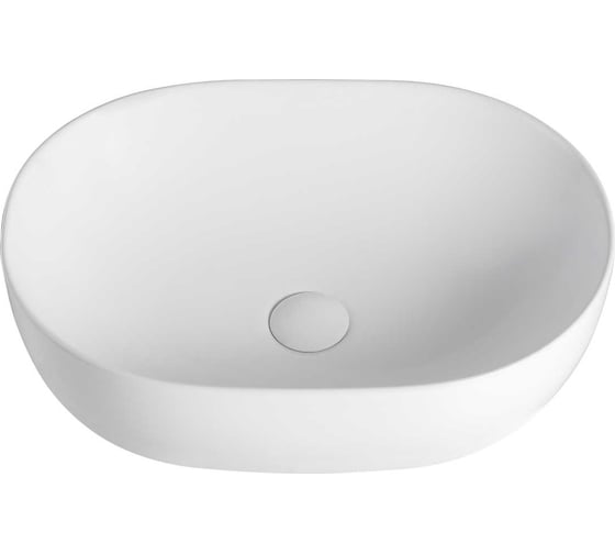 Накладная раковина Orange B05-480W санфарфор, белый глянец X700322156