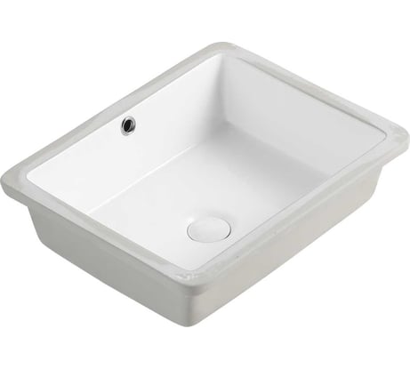 Встраиваемая снизу раковина Orange B02-500W санфарфор, белый глянец X218035215