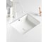 Встраиваемая снизу раковина Orange B02-500W санфарфор, белый глянец X218035215 5