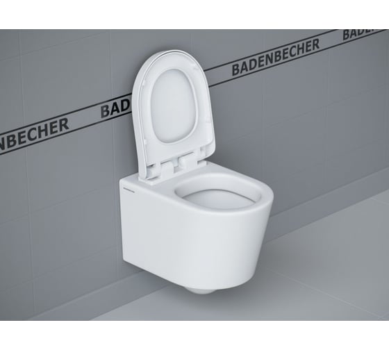 Малый подвесной унитаз BADENBECHER белый T05W